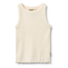 Wheat - Minka Organic Cotton Ribbed Tank Top | Ivory