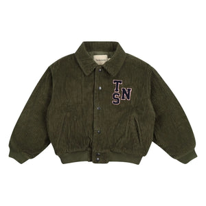 the new society - Mikel Velvet Bomber | Dark Green