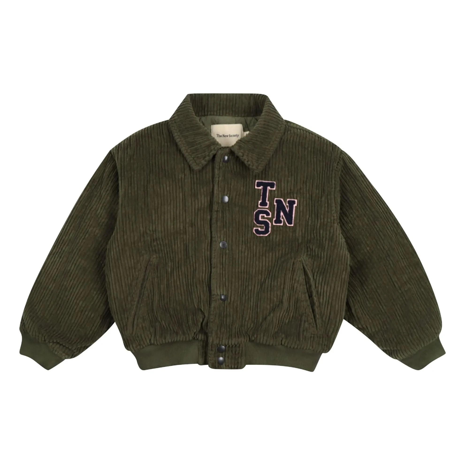 the new society - Mikel Velvet Bomber | Dark Green