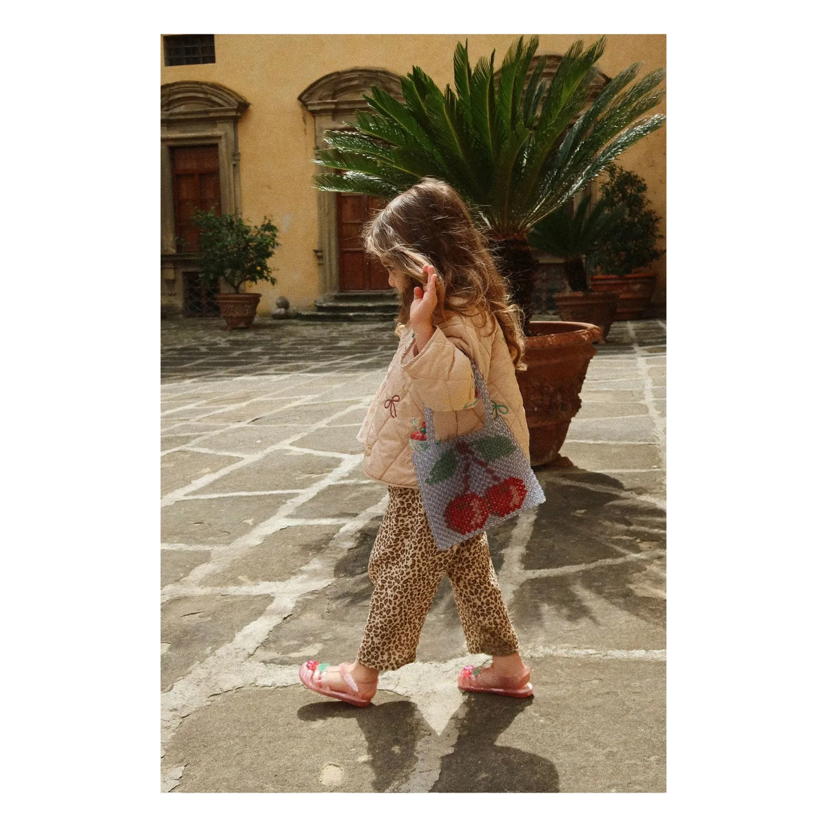 Konges Sløjd - Coco Leopard Organic Cotton Pants | Brown