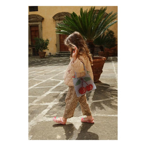 Konges Sløjd - Coco Leopard Organic Cotton Pants | Brown