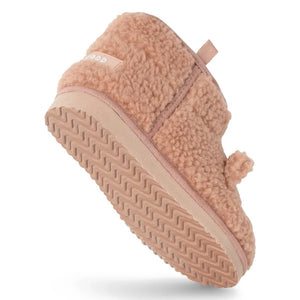 Liewood - Alban Sherpa-Style Boots with Cat Motif Made from Recycled Fibers | Pink