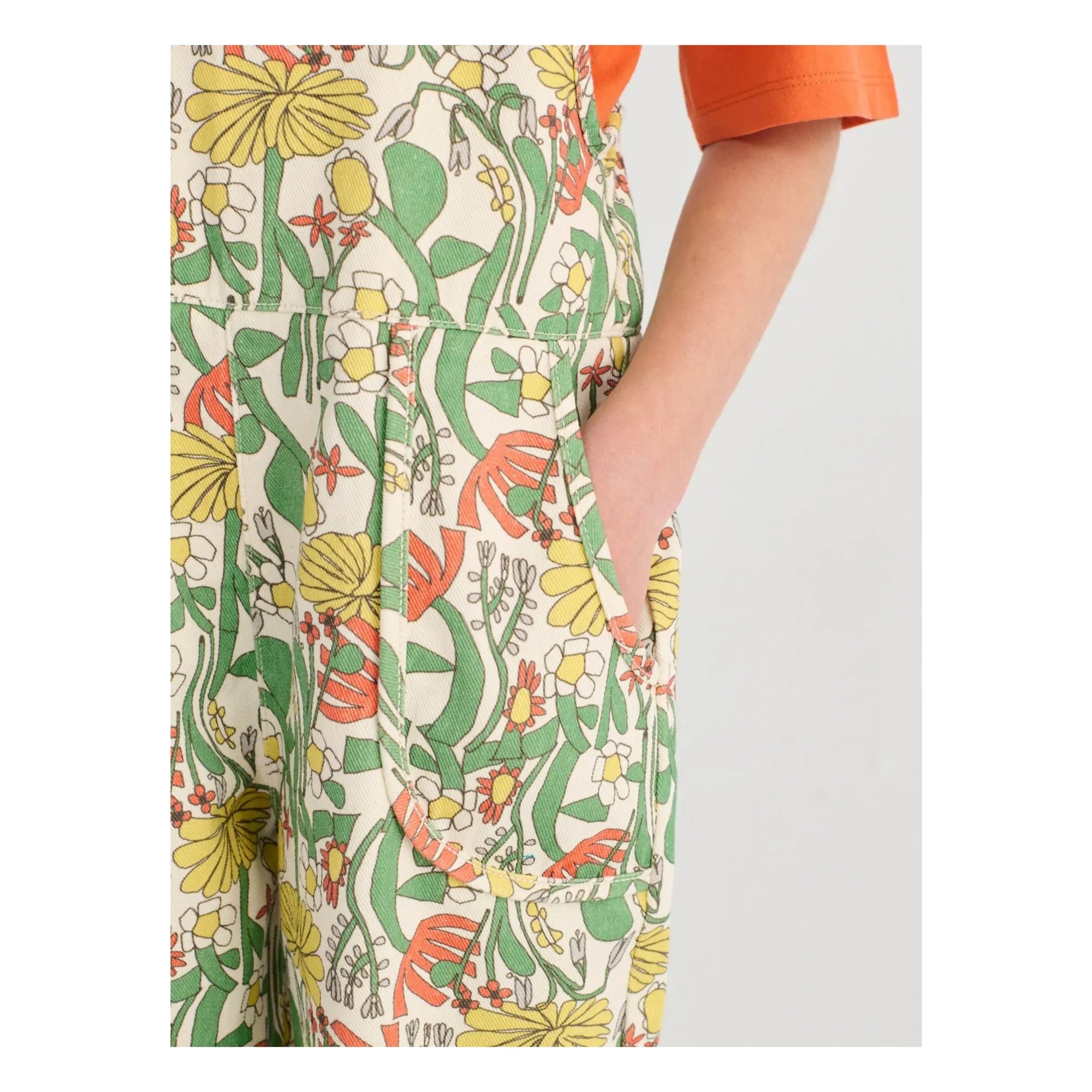 Bobo Choses - Organic Cotton Floral-Print Romper | White