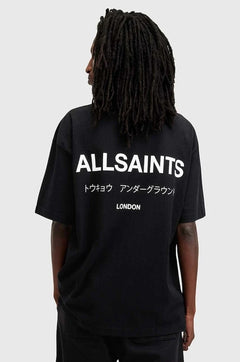 AllSaints Erkek Pamuklu Oversize Tişört