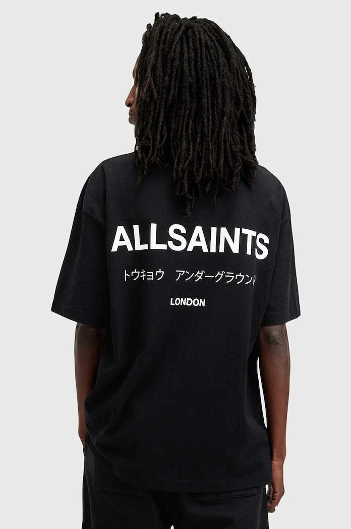 AllSaints Erkek Pamuklu Oversize Tişört