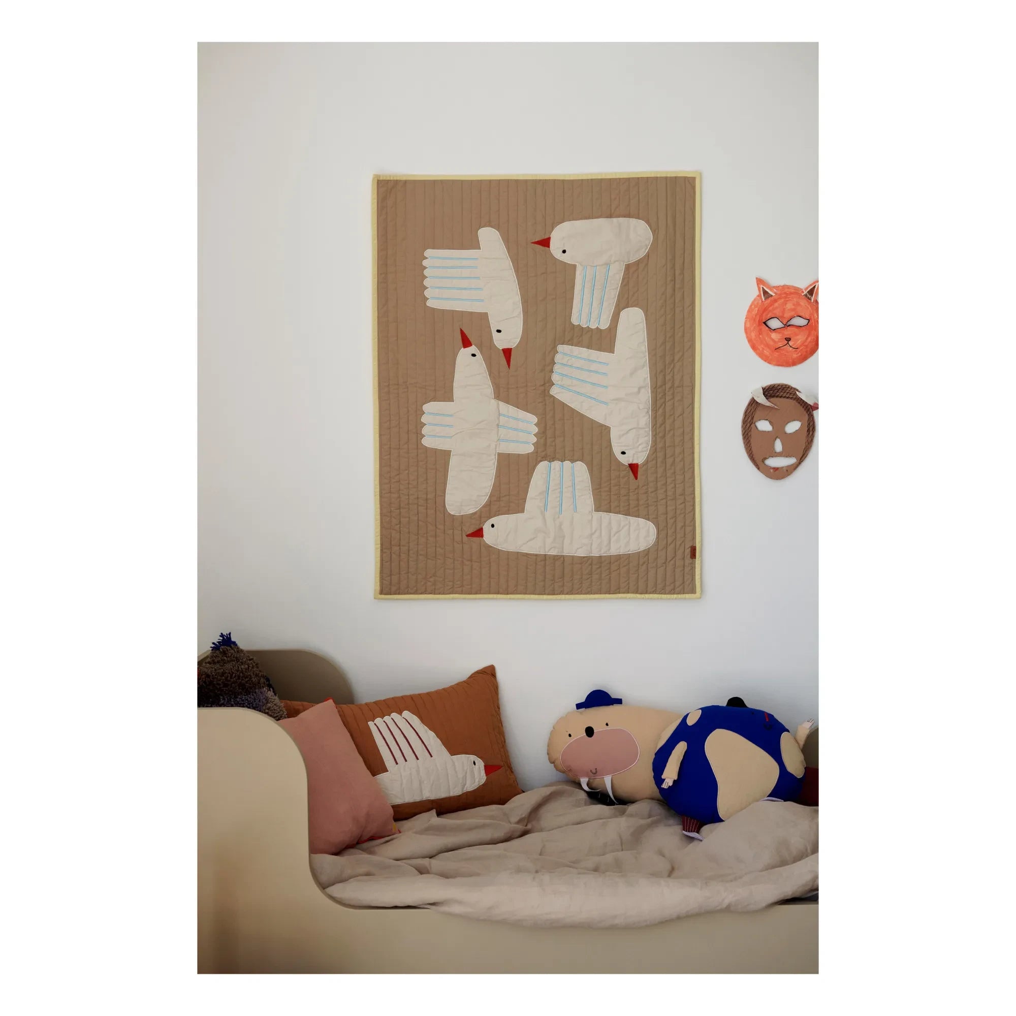 Ferm Living Kids - Bird Cotton Blanket