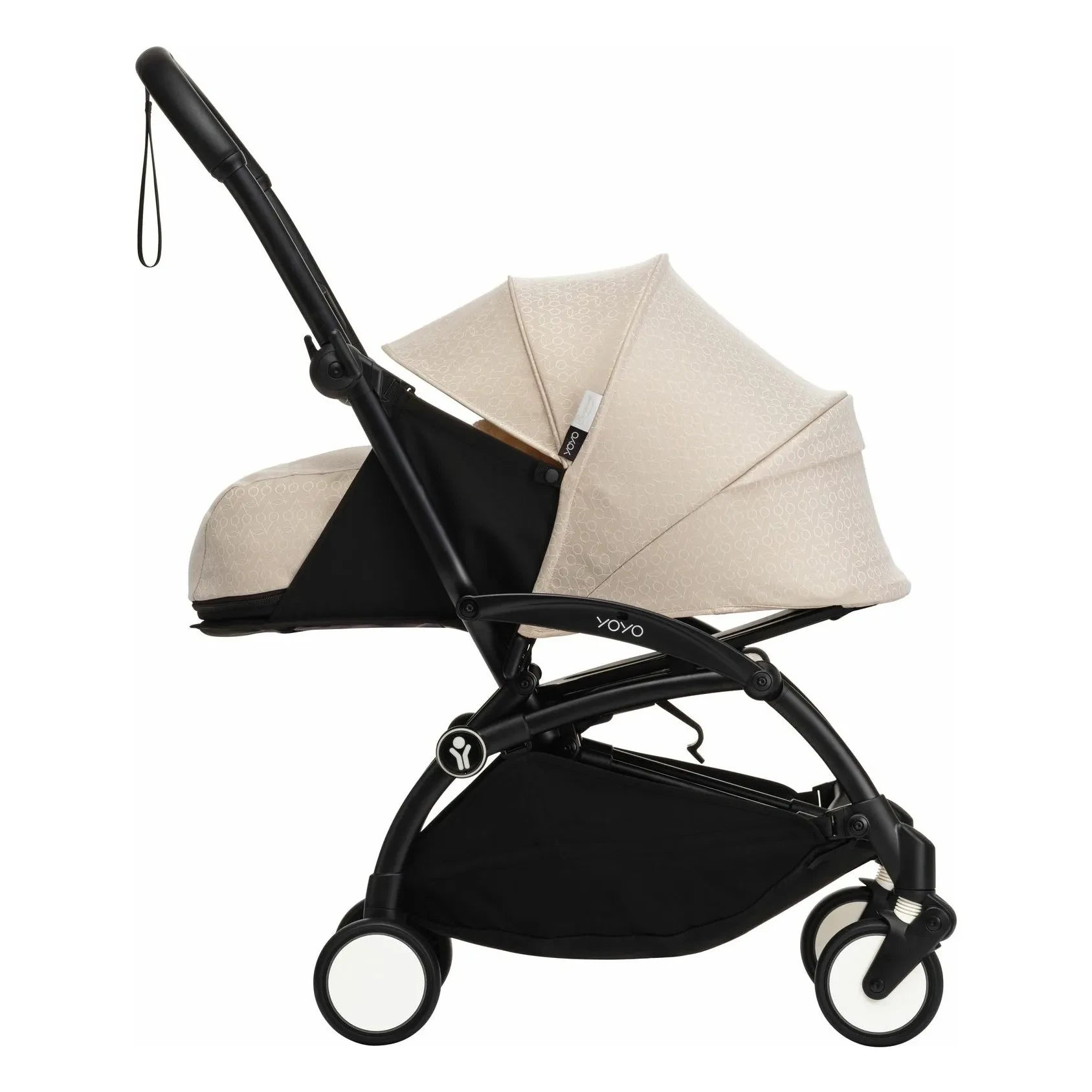 Stokke® - YOYO³ Bonpoint 0+ Newborn Stroller with Black Frame | Beige