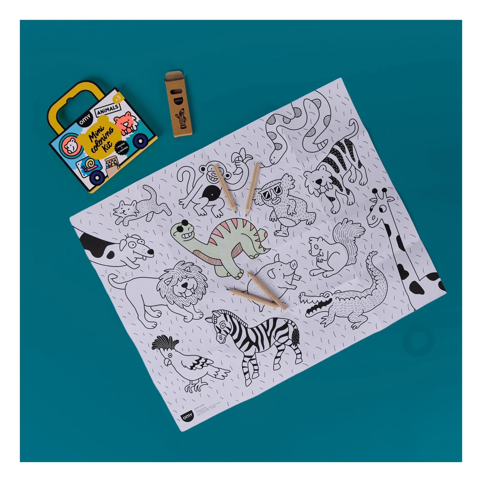 Omy - Animal Mini Painting Set