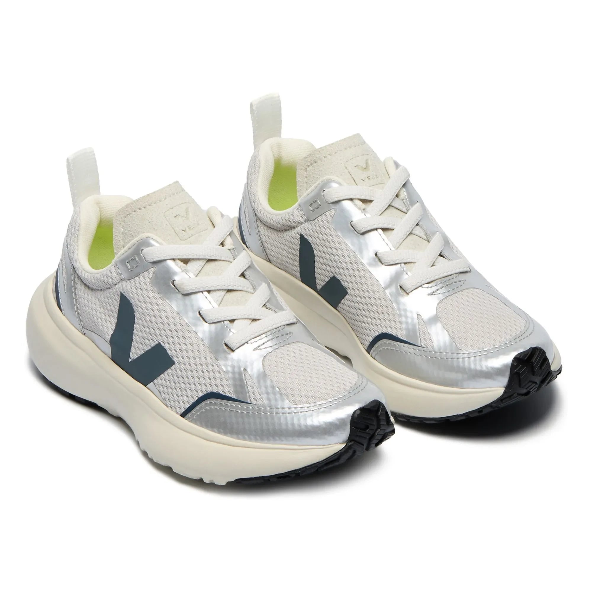 Veja - Canary Lace-Up Sneakers | Silver