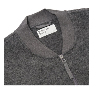 Universal Works - Wool Zip-up Bomber Jacket | Gray