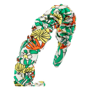 Bobo Choses - Floral Pattern Hair Band Made from Recycled Fiber | White