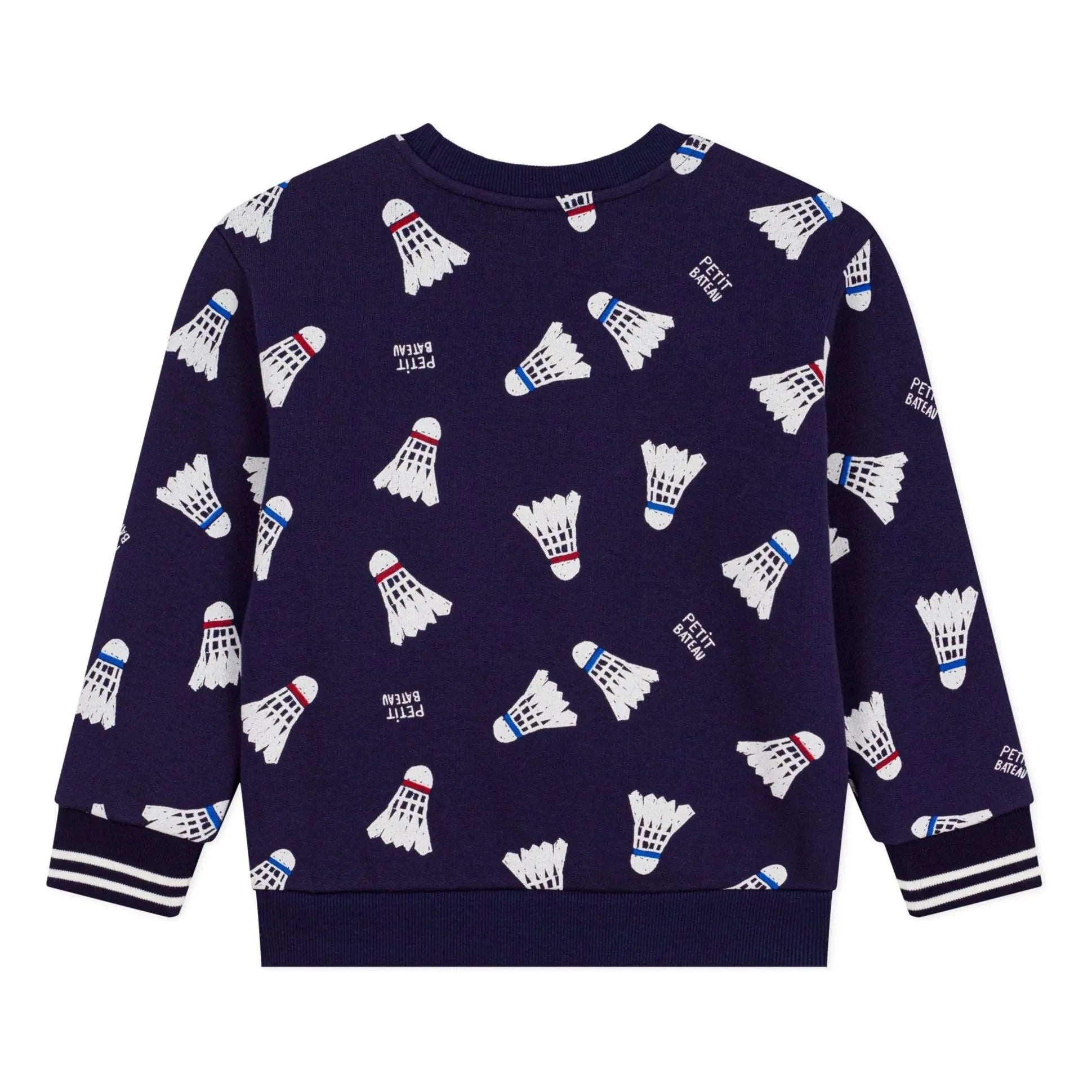Petit Bateau - Badminton Fleece Sweatshirt | Night Blue