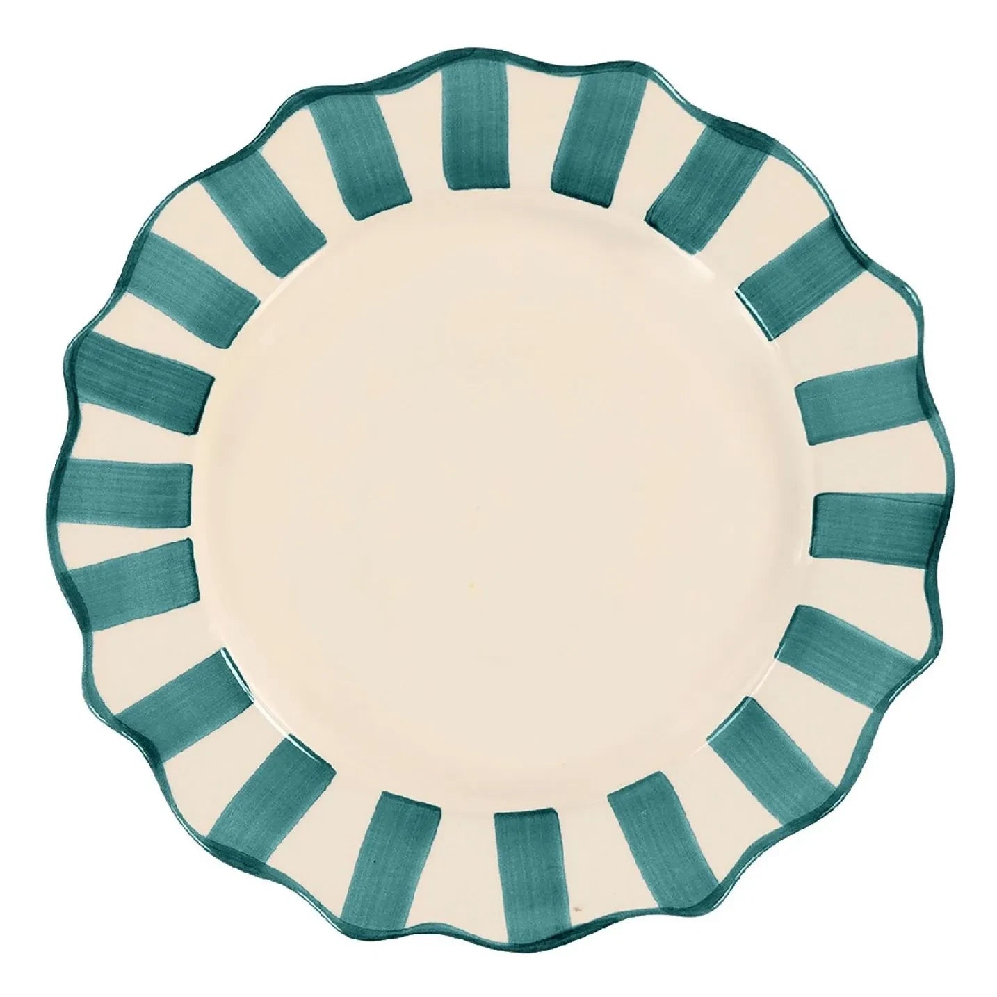 Anna + Nina - Tiled Tray | Chrome Green