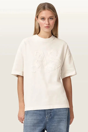 AllSaints women's cotton t-shirt INSIGNIA