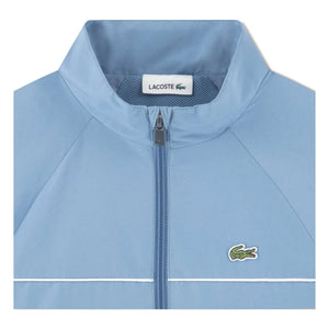 Lacoste - Monogrammed Recycled Fiber Jacket and Sweatpants Set | Light Blue