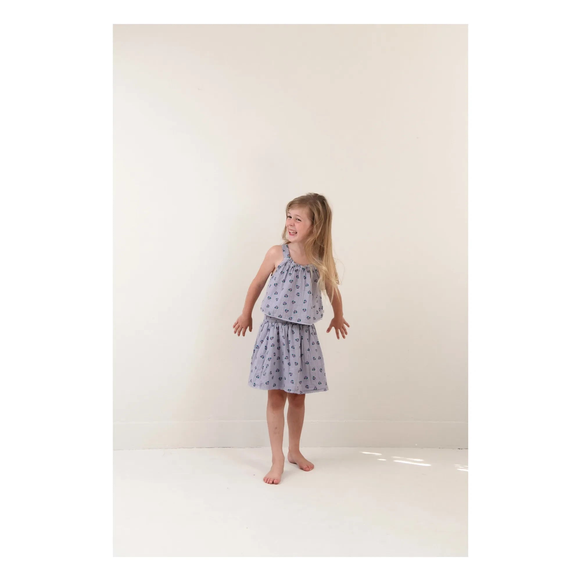 Jenest - Ellie Fleurie Organic Cotton Skirt | Lavender