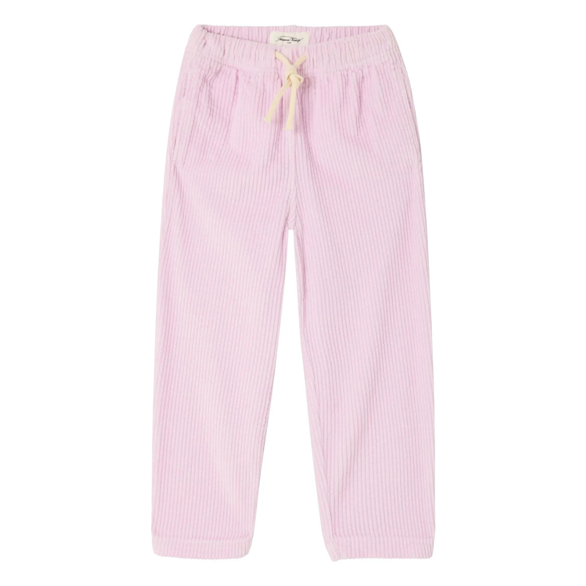 American Vintage - Velvet Pants | Pale Pink