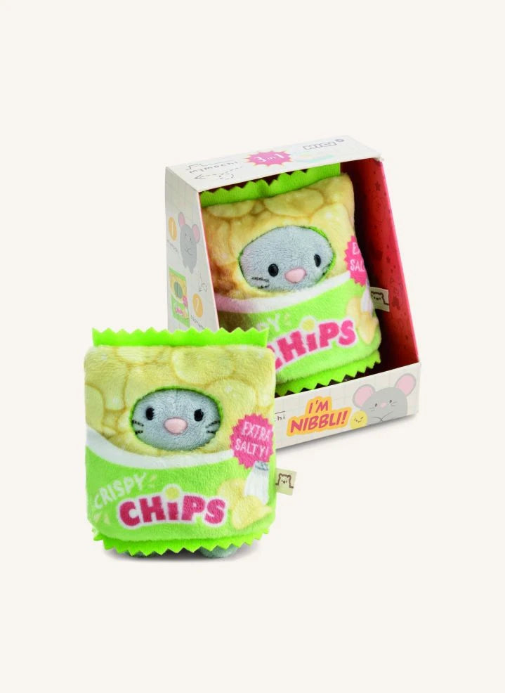 Nici - His Chips Costumed Nibbli Plush Toy | Gray