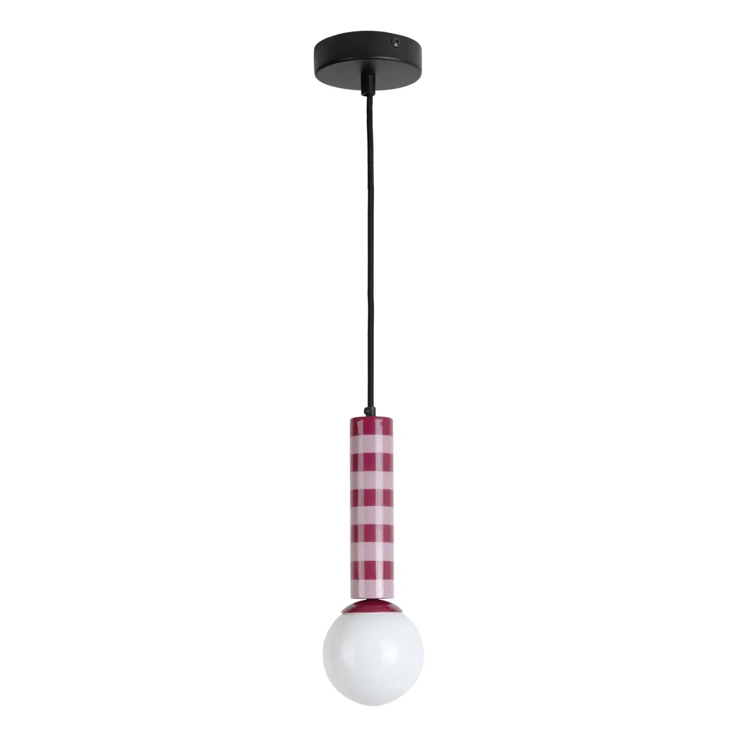 Present Time - Striped Pendant Lamp | Lavender
