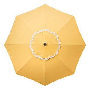 Business & Pleasure Co. - Beach Club Wavy Umbrella | Yellow
