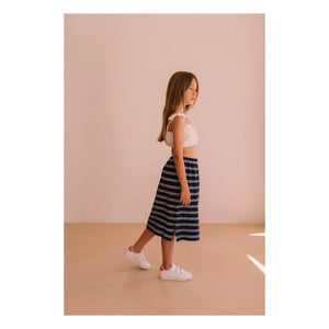 We Are Kids - Mandy Organic Cotton Embroidered Crop Top | White