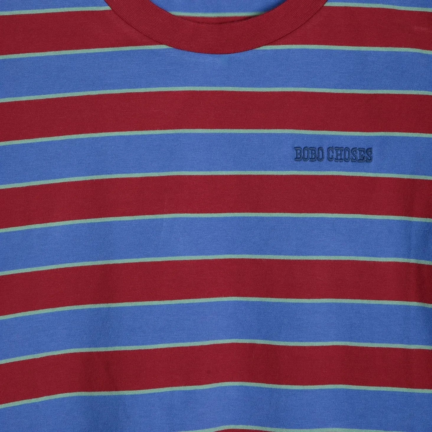 Bobo Choses - Cotton Striped T-Shirt | Blue