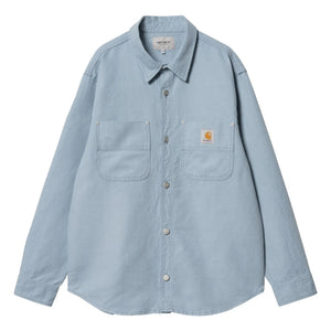 Carhartt WIP - Walter Cotton and Linen Overshirt | Gray Blue