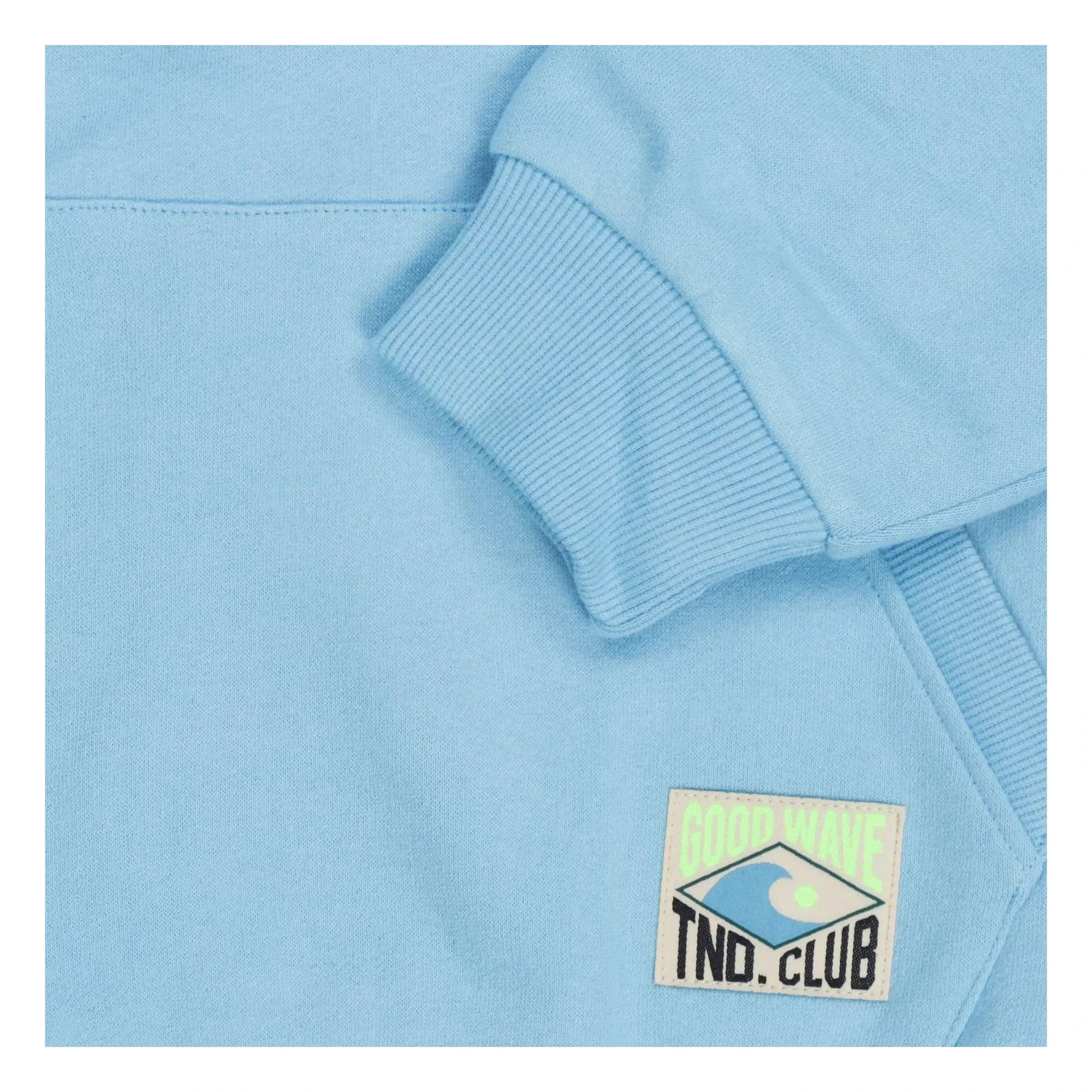 Tumble N'Dry - Salty Organic Cotton Hoodie Sweatshirt | Light Blue