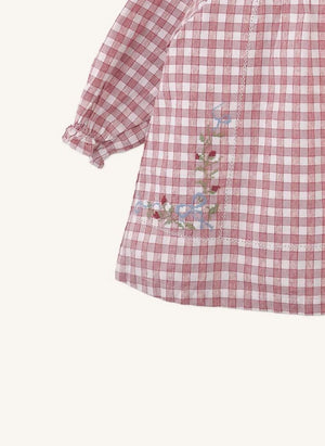 Gingersnaps - Winnie Kareli Elbise | Kırmızı