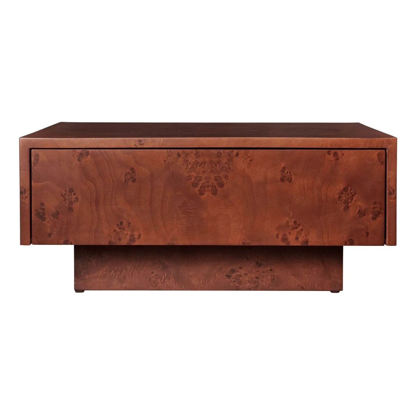 Ferm Living - FSC Blur Storage Wooden Drawer Coffee Table | Dark Wood