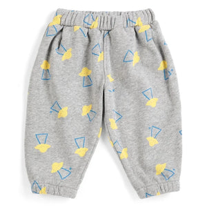 Bobo Choses - Jogger saucers Organic Cotton Baby | Speckled Grey