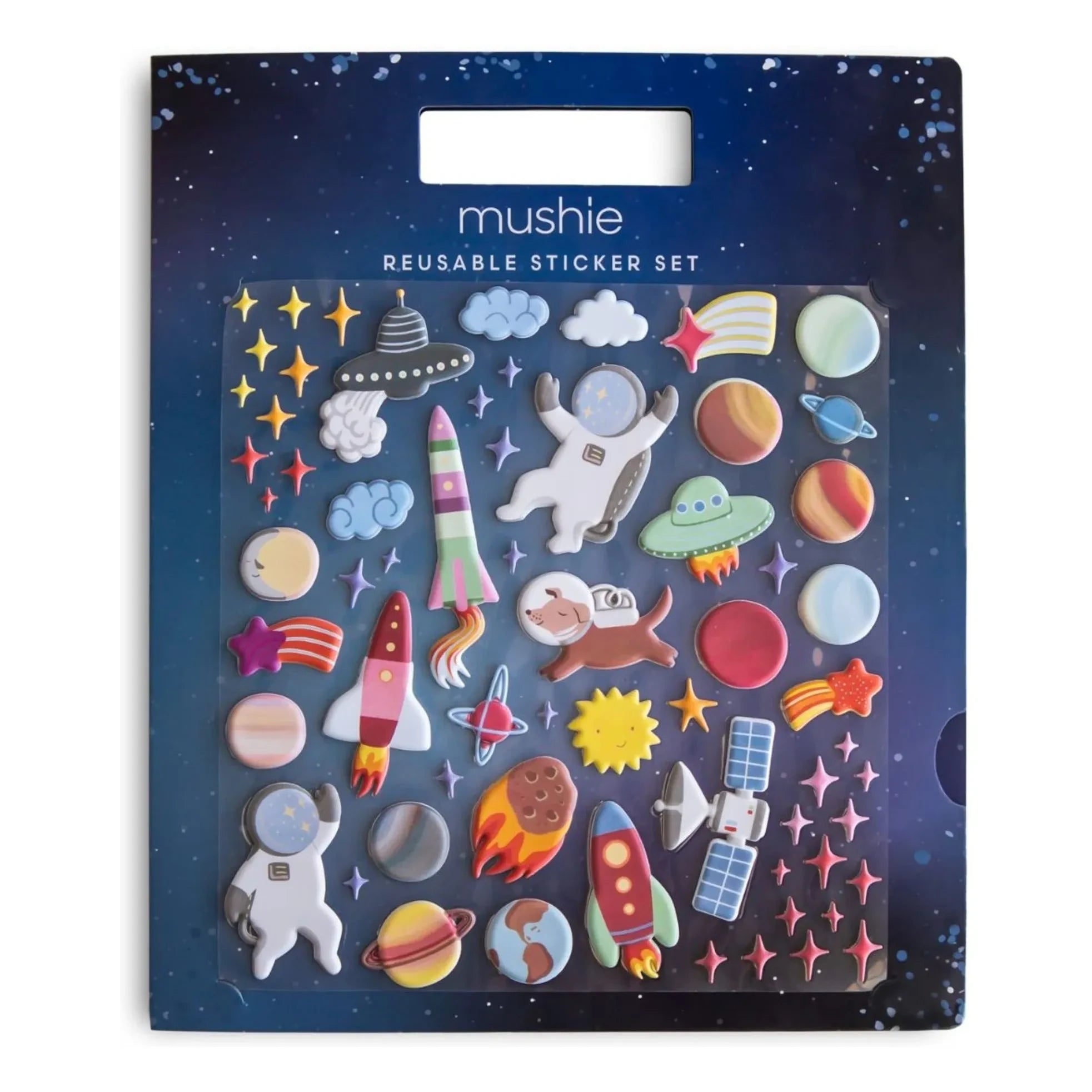 Mushie - Repositionable Sticker Book Espace