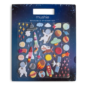 Mushie - Repositionable Sticker Book Espace