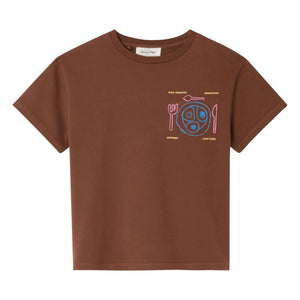 American Vintage - Fizvalley Dinner T-shirt | Kahverengi