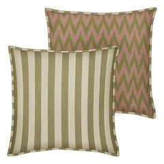 Palais - Jackie x Rosita Double-Sided Cushion Cover | Olive