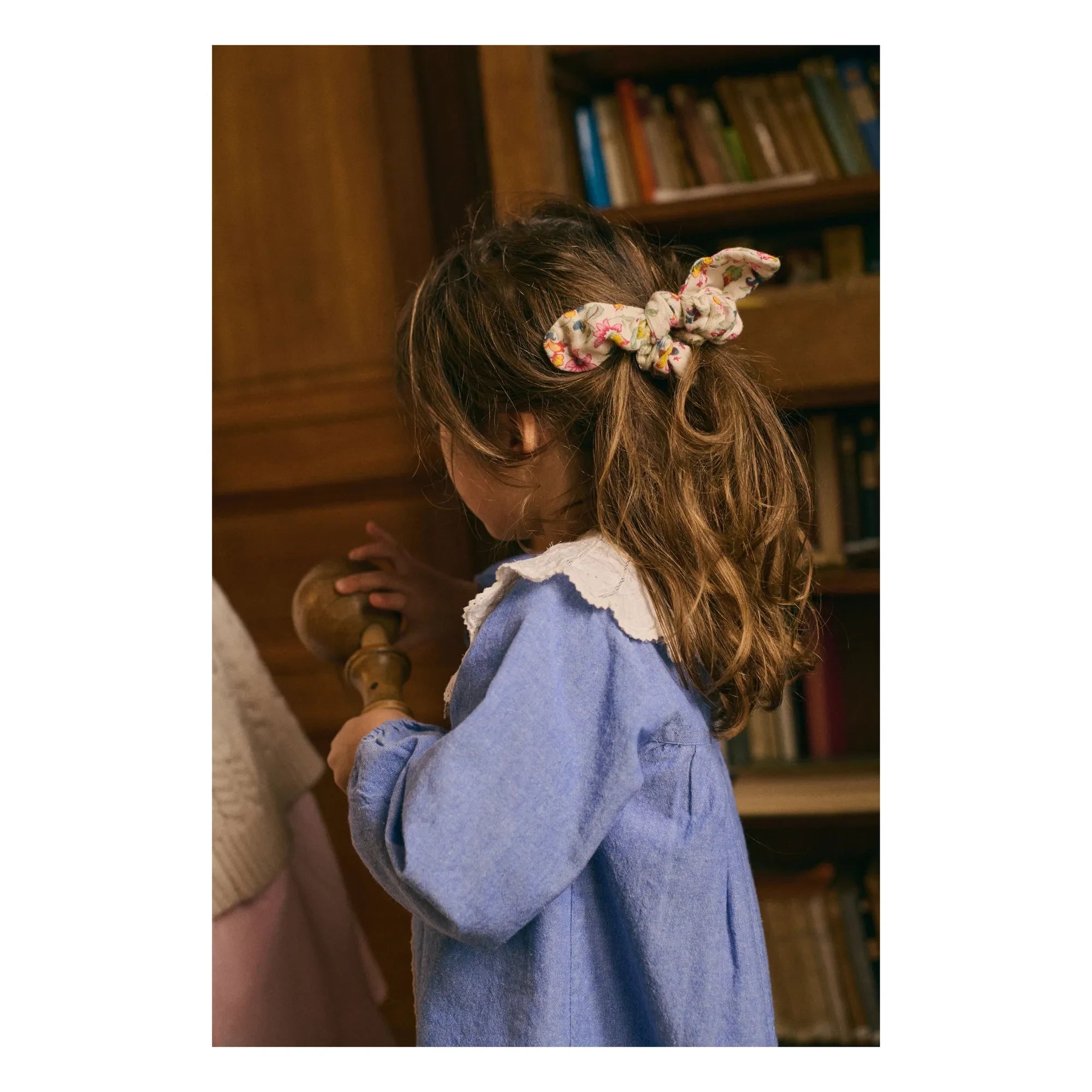 Louise Misha - Hyacinte Organic Cotton Dress | Denim Blue