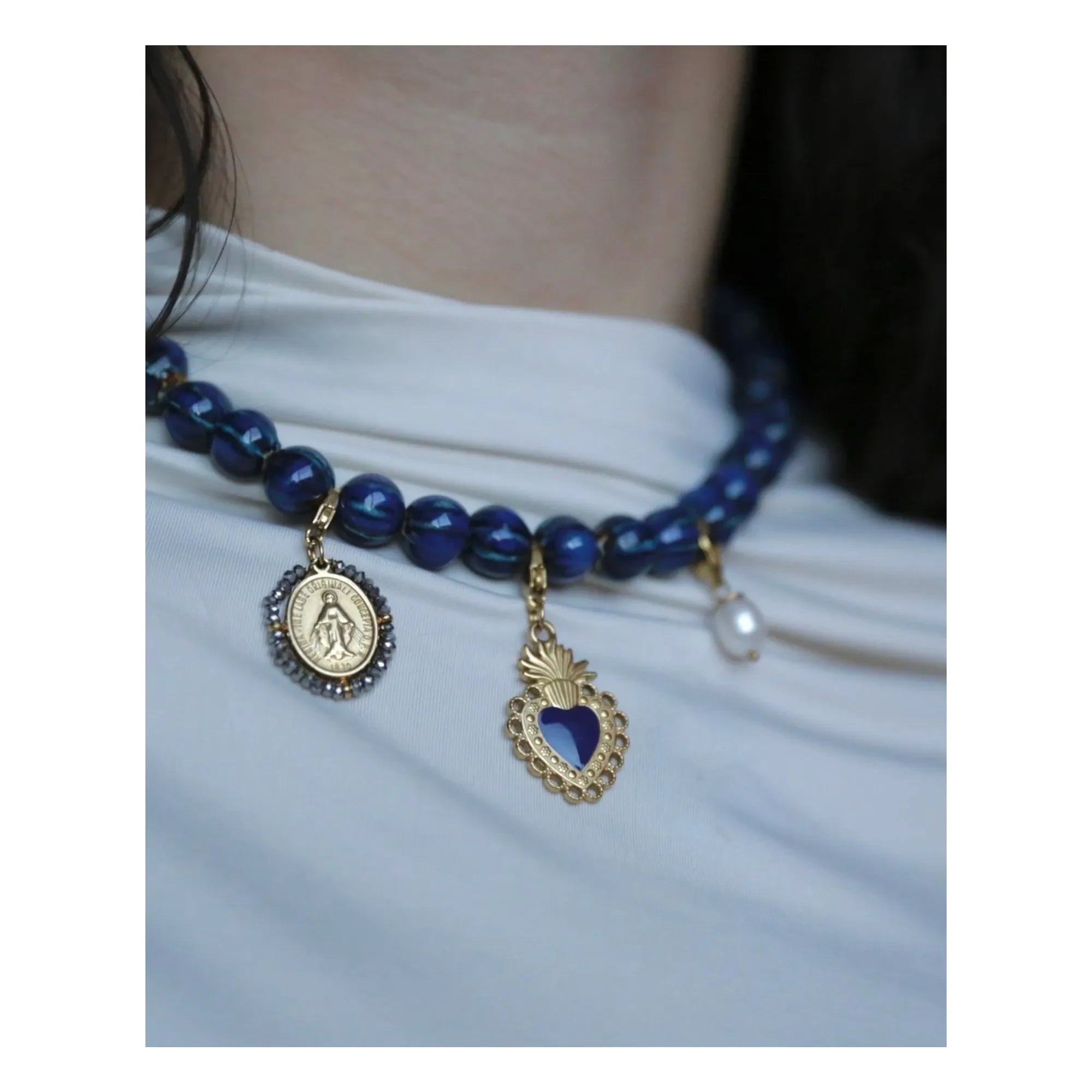 Palas - Seria 2 Necklace | Blue