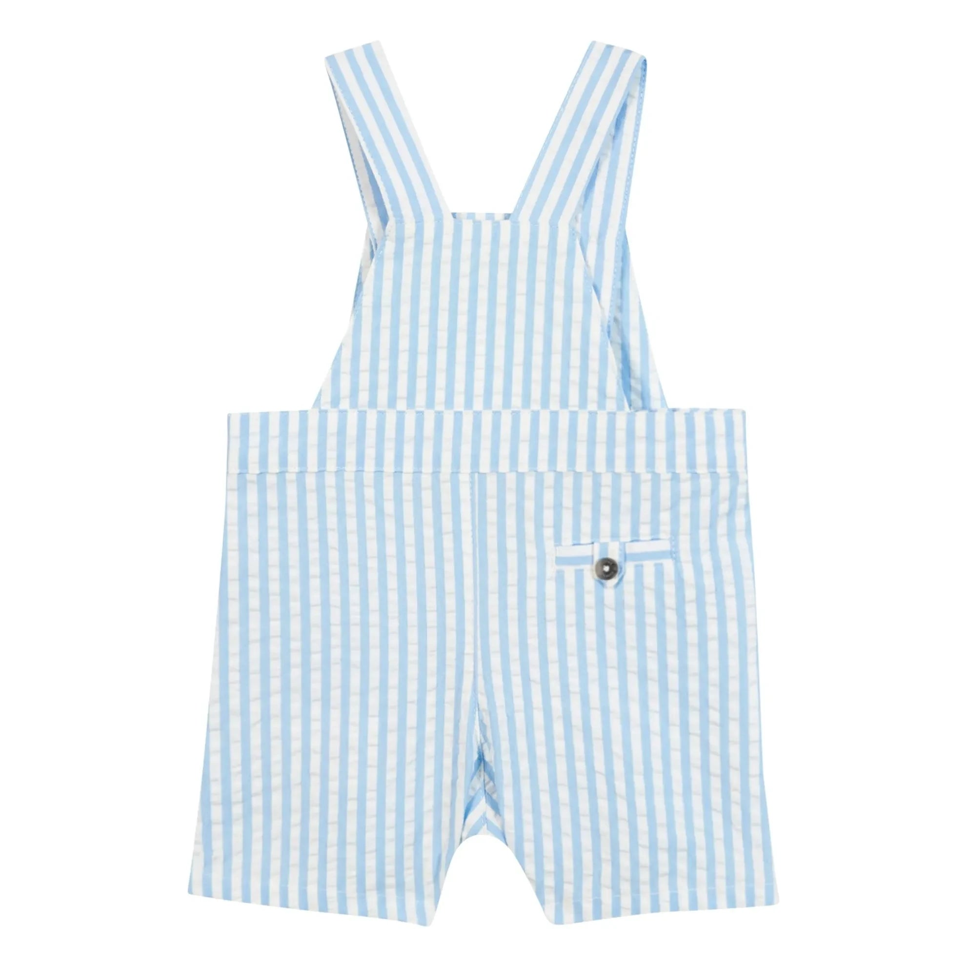 Tartine et Chocolat - Striped Romper | Light Blue