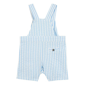 Tartine et Chocolat - Striped Romper | Light Blue