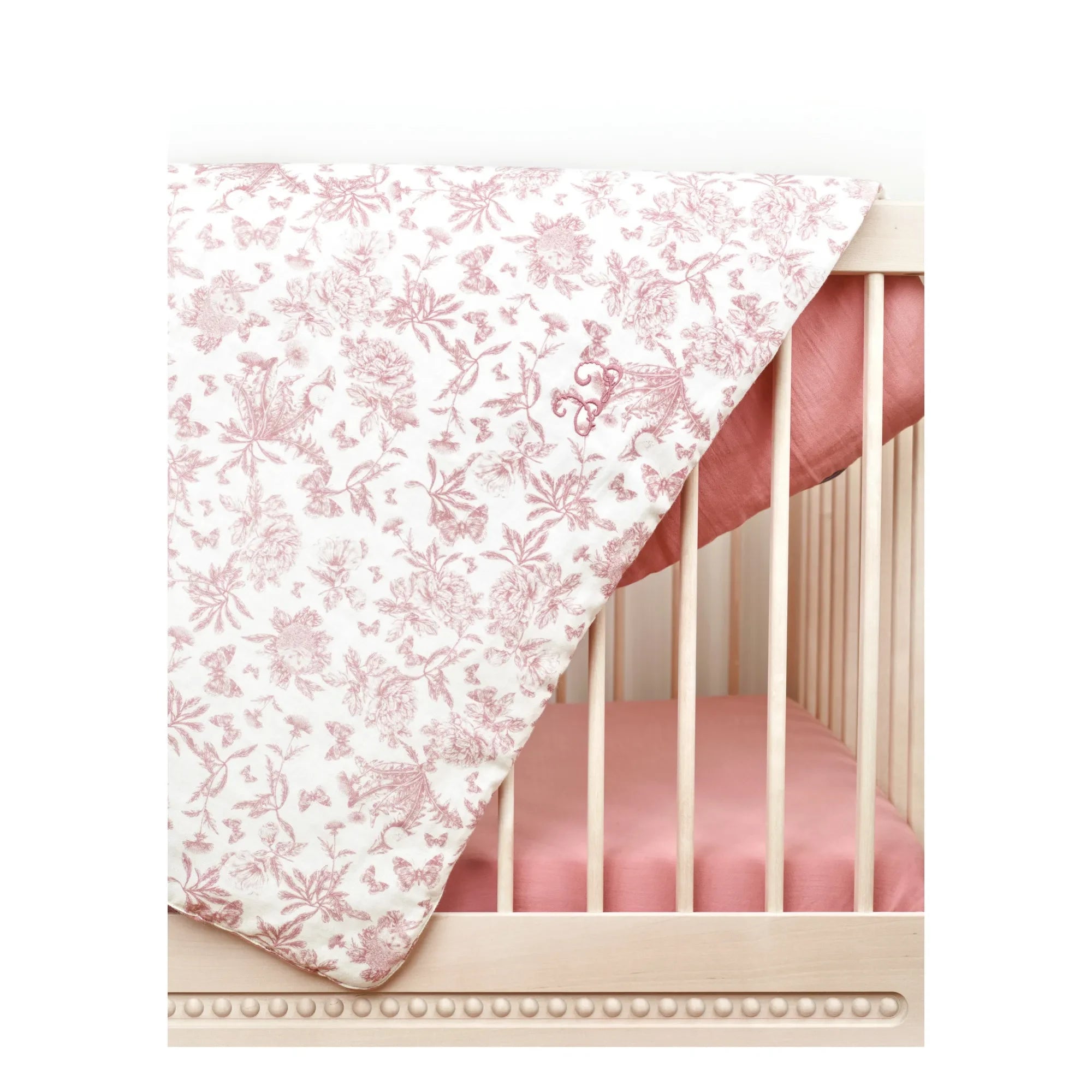 Tartine et Chocolat - Toile de Jouy Blanket | Peach