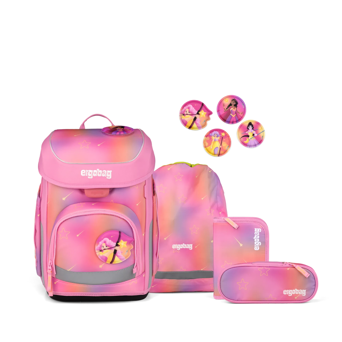 Ergobag - Okul Çantası Seti cubo Girl Powbear