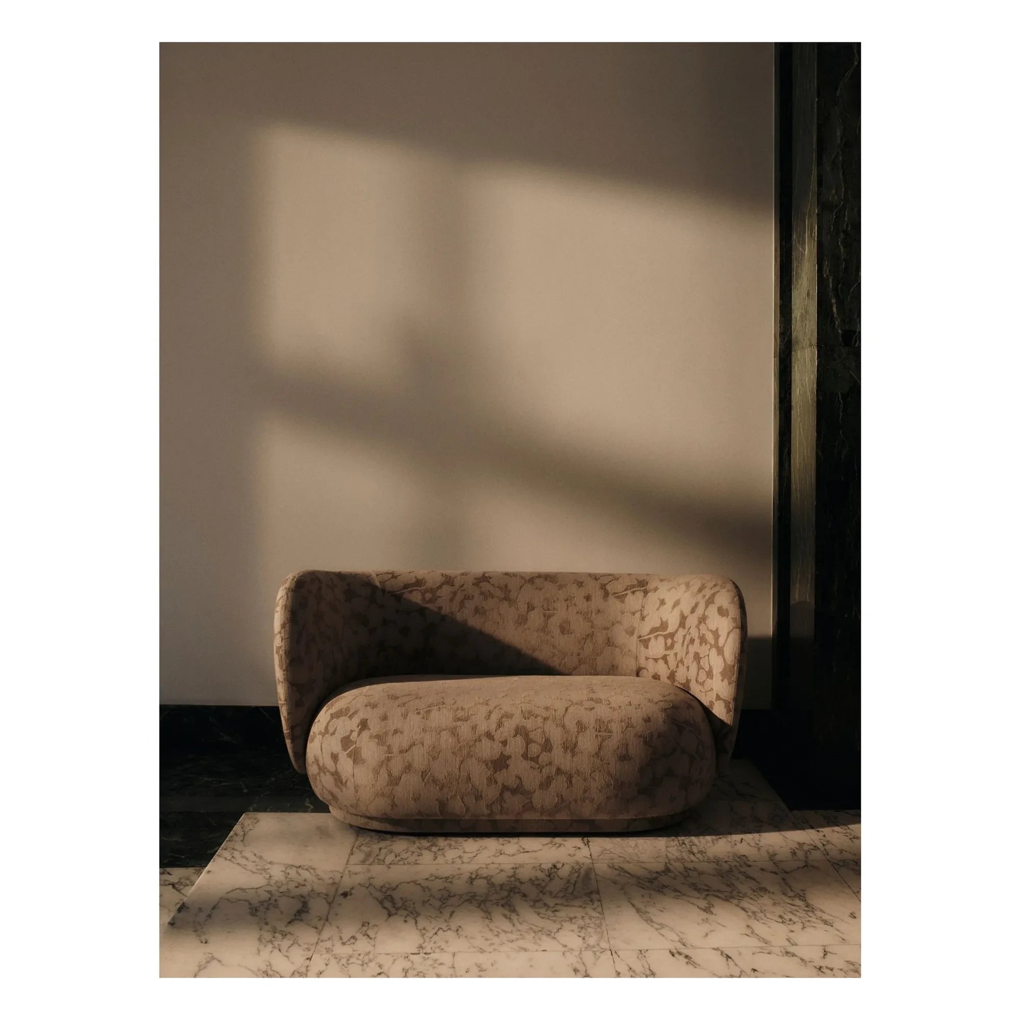Ferm Living - 2-seater sofa Rico Cilla Cilla | Mink brown