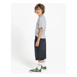 Finger in the nose - Bermuda Denim Oversized Sacha | Denim Gray