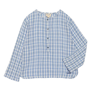 Louis Louise - Kurta Uncle Checkered | Blue