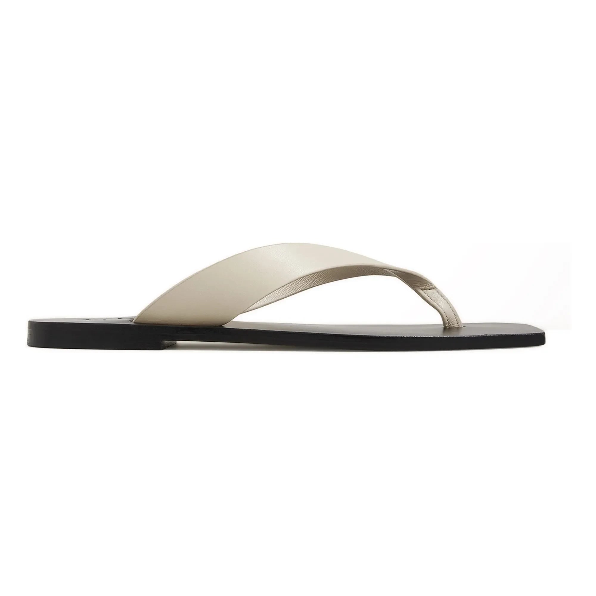A. Emery - Kinto Two-Tone Sandal | Ecru