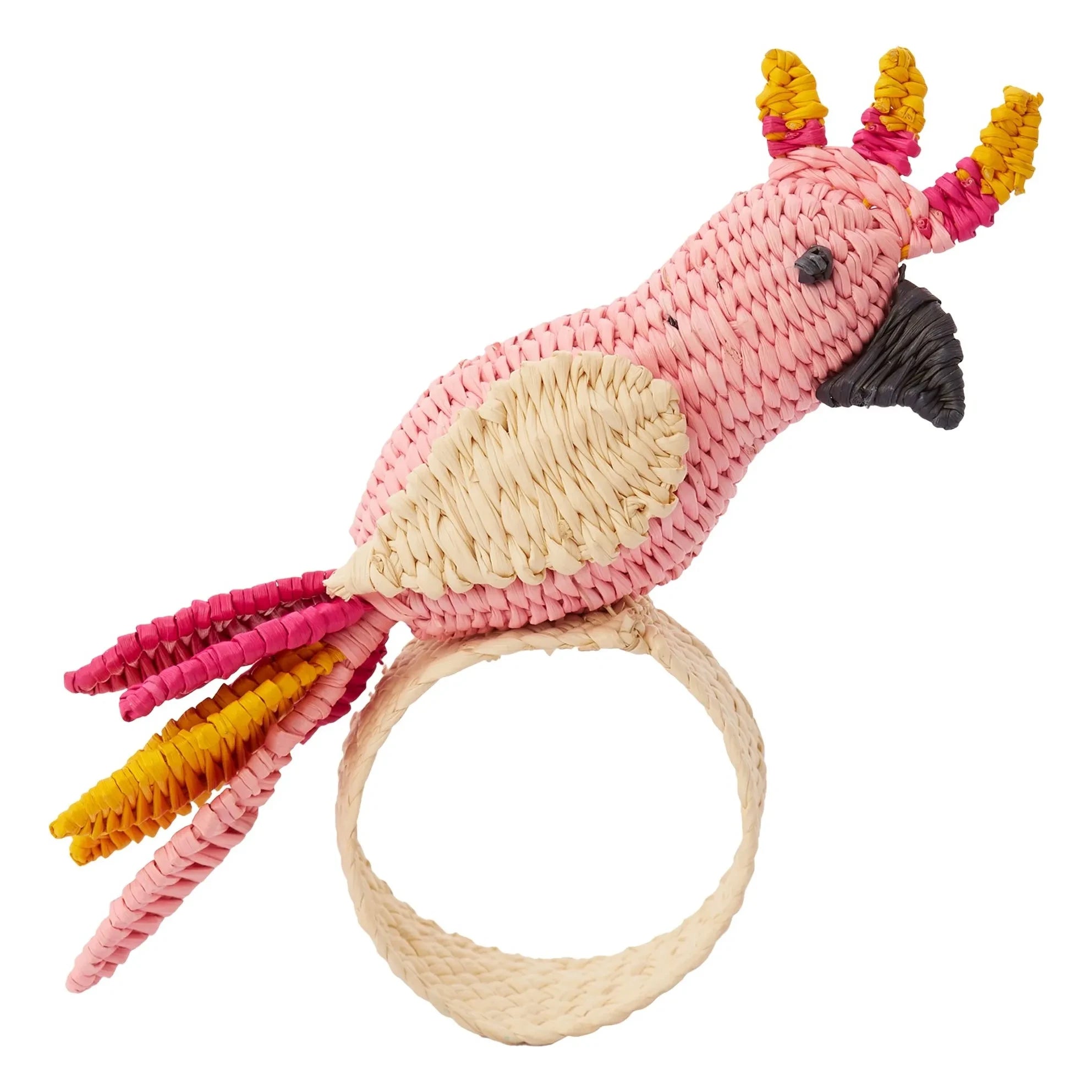 Coro Cora - Cockatoo Napkin Ring | Pink