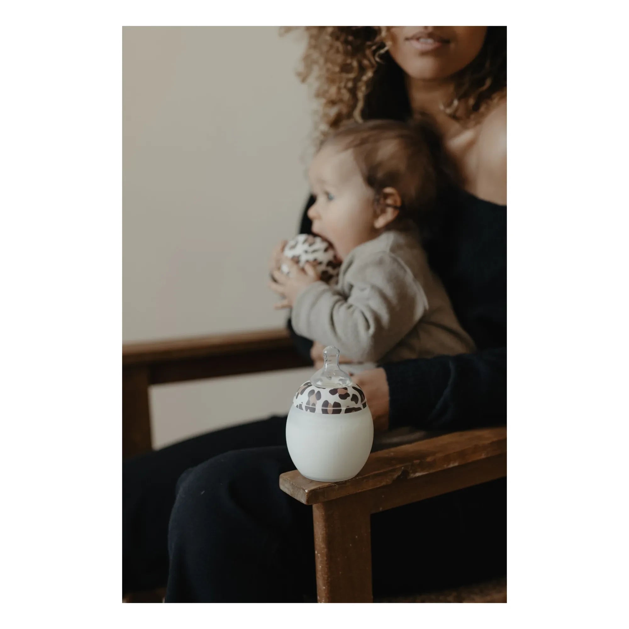 Elhée - Graouu Medical Silicone Baby Bottle and Physiological Nipple | Camel