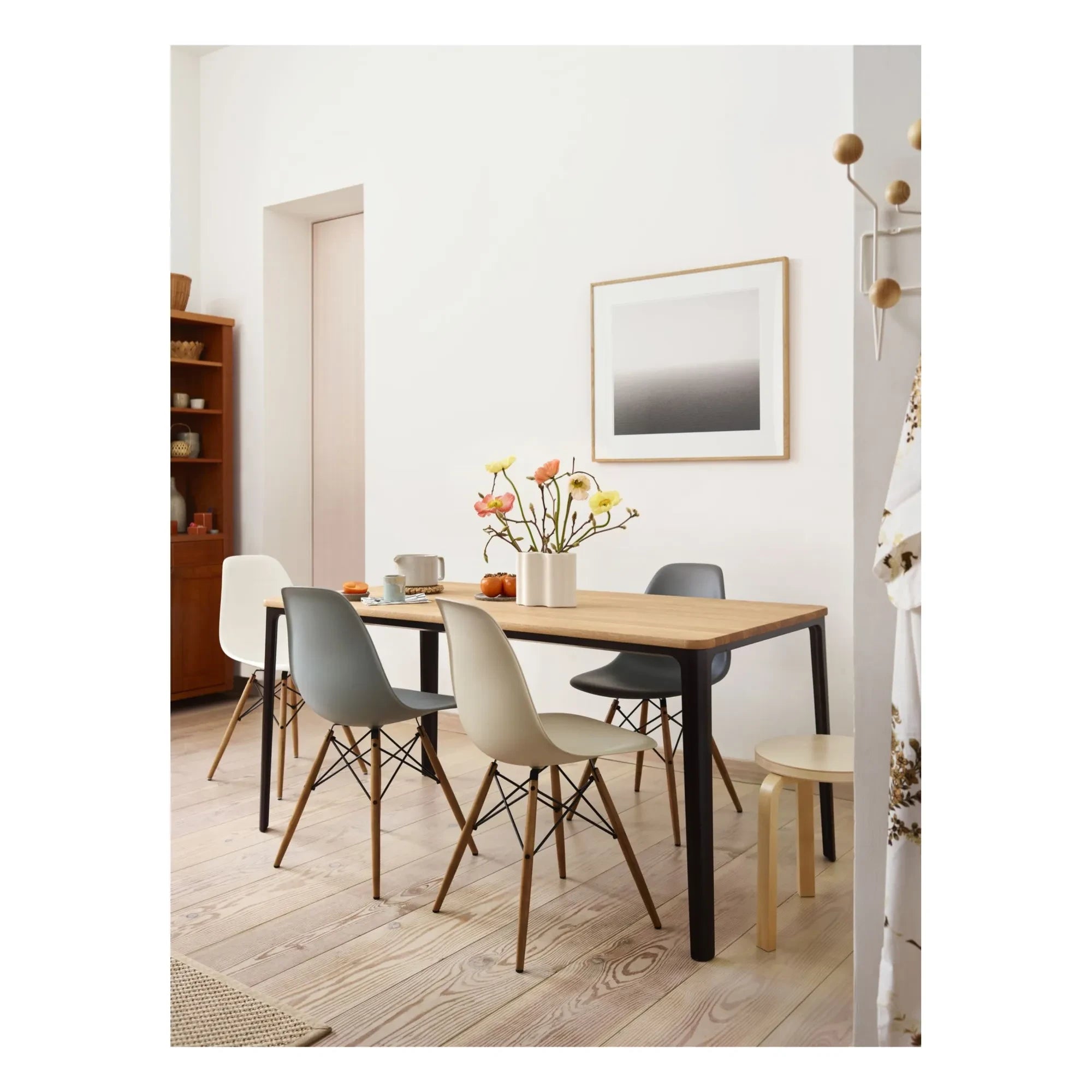 Vitra - DSW Plastic Chair - Maple Base - Charles & Ray Eames | Granite