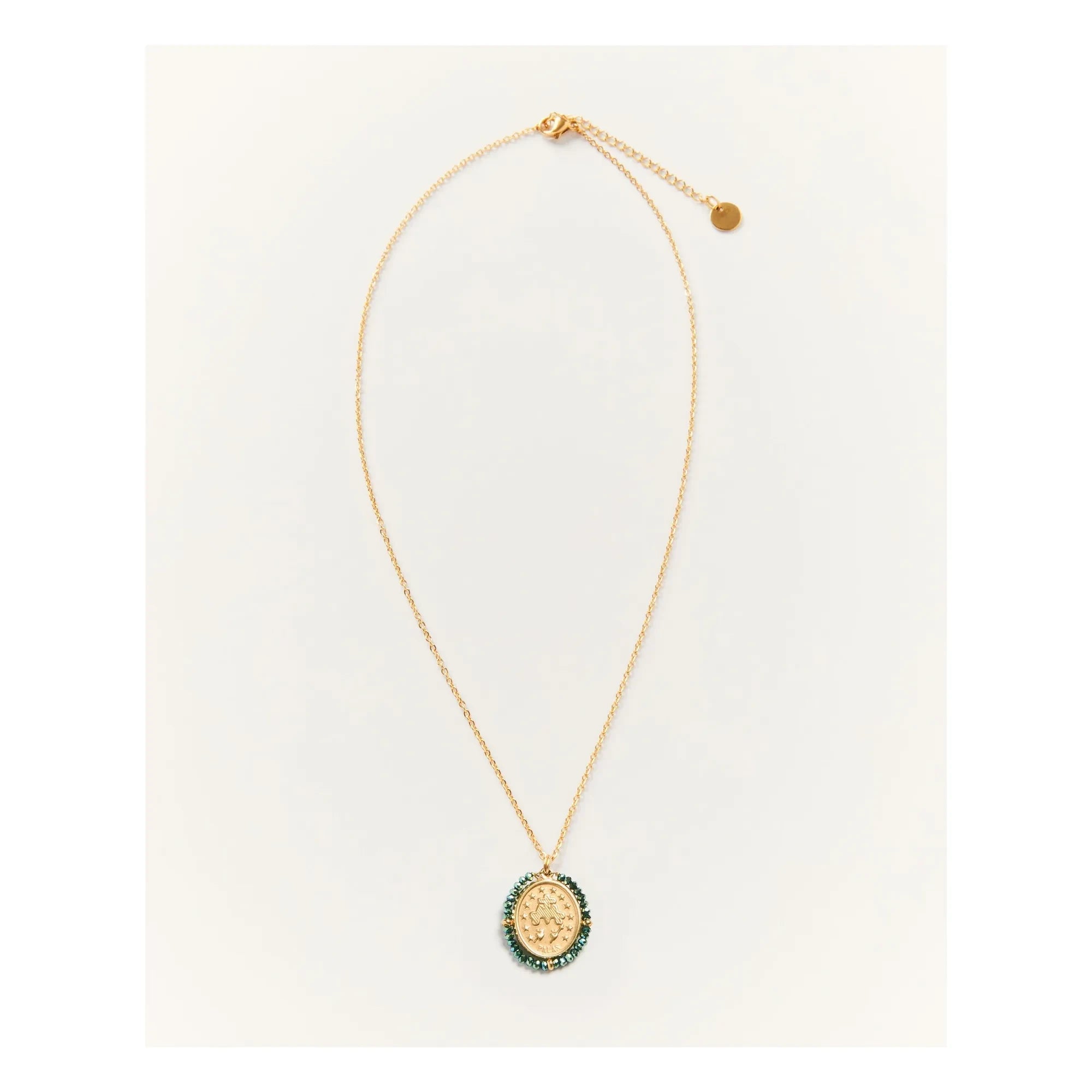 Palas - Santa Maria Shiny Necklace | Blue-Green