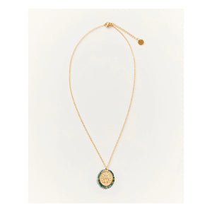 Palas - Santa Maria Shiny Necklace | Blue-Green